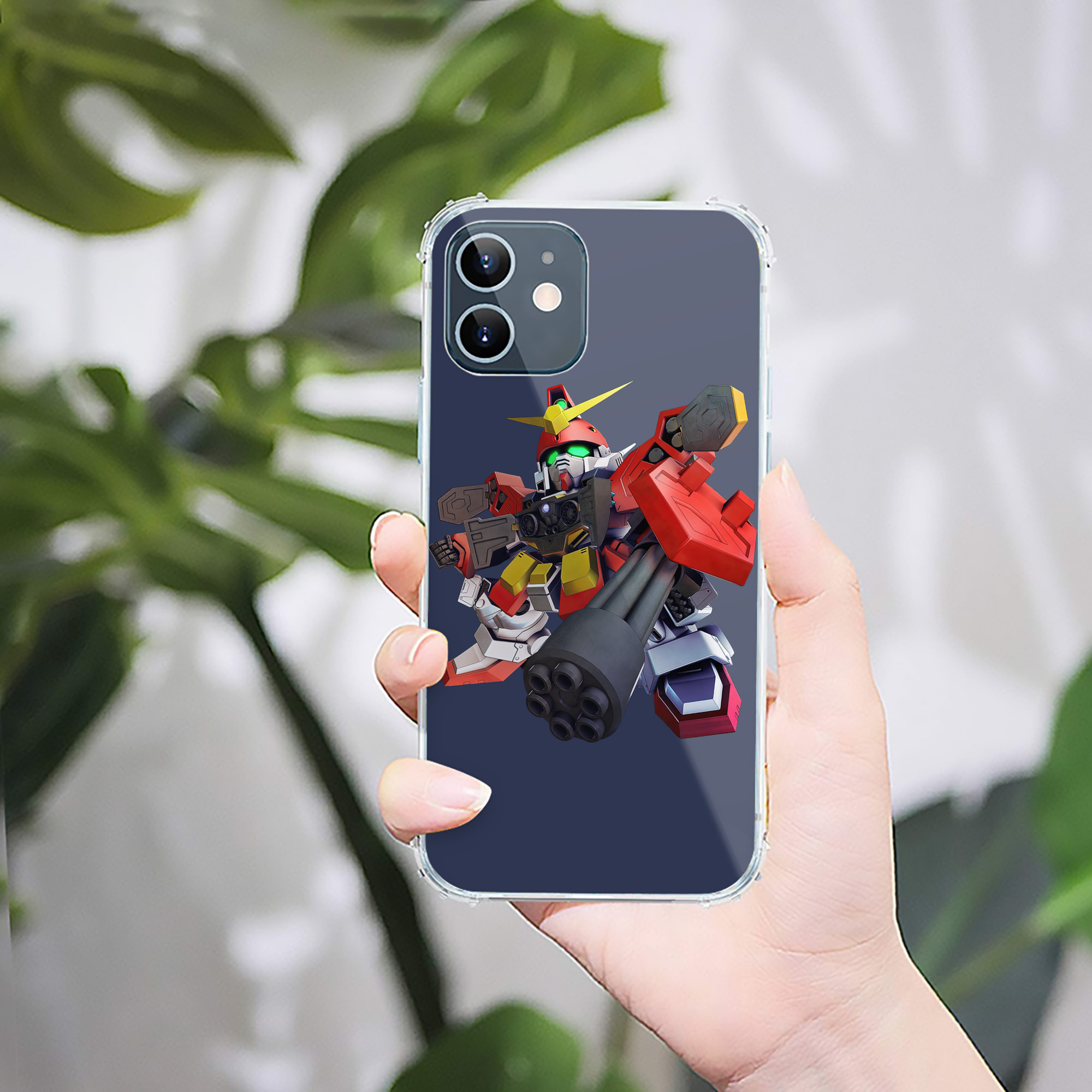 （画像用） 機動戦士ガンダム Mobile Suit Gundam 【iPhone 12シリーズ対応】透明スマホケース（クリアソフトケース）